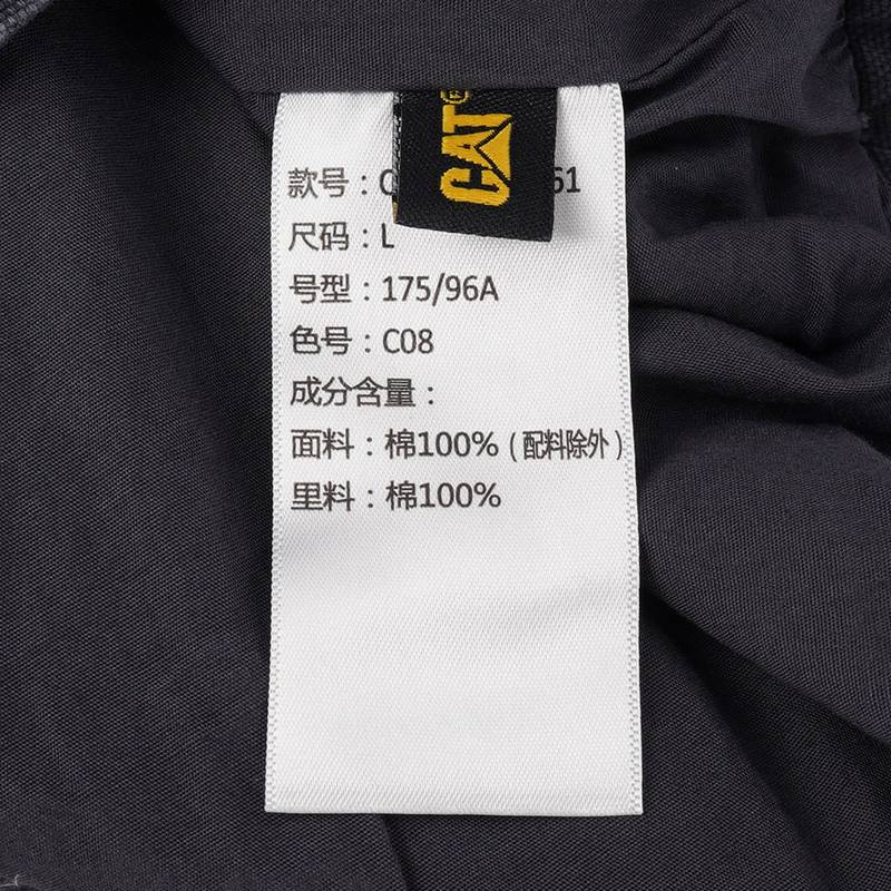 男款单夹服深灰色