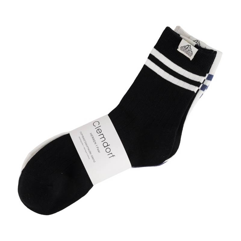 男子运动长袜三双装（颜色随机）