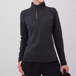 女款半拉链休闲长袖T恤跑步打底薄款上衣162547401RN-4