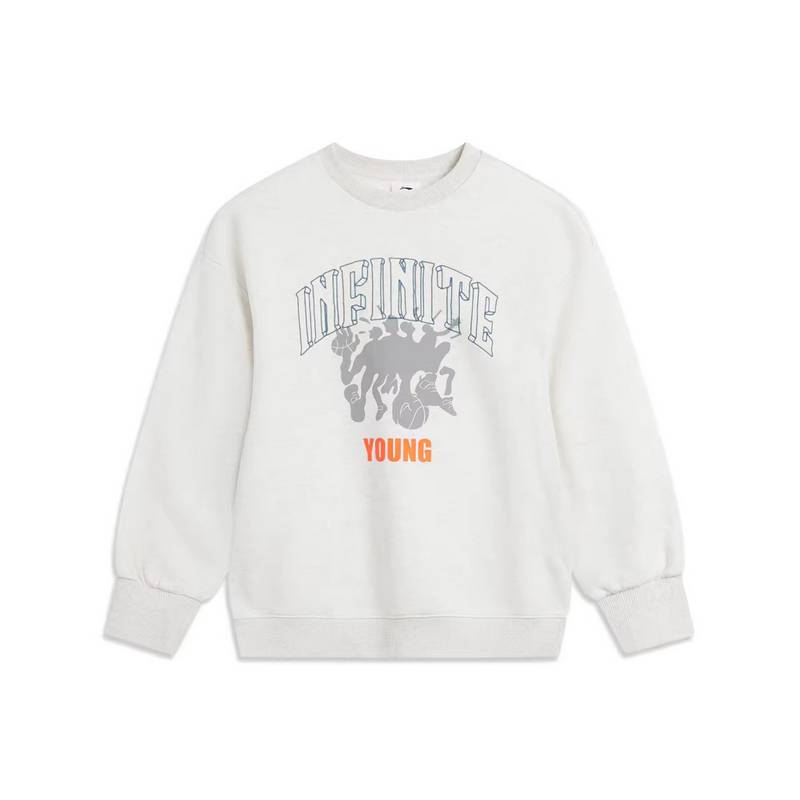 大童圆领加绒无帽卫衣YWDV231-3