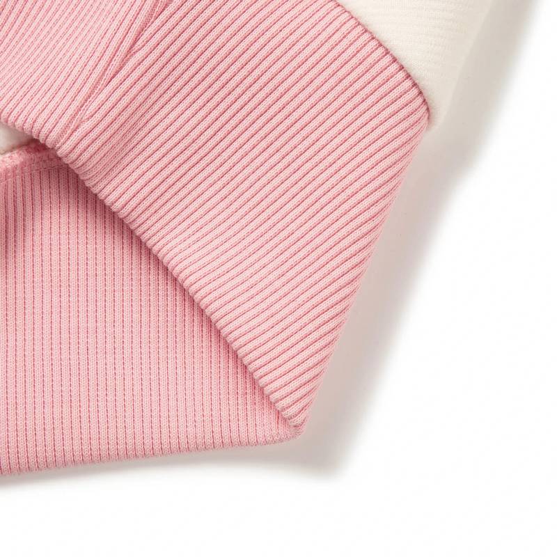 大童宽松加绒保暖翻领套头卫衣YWDV298-2