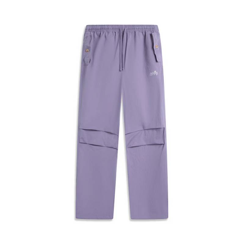 中国文化系列故宫联名女子直筒宽松潮流休闲长裤AKXV252-1