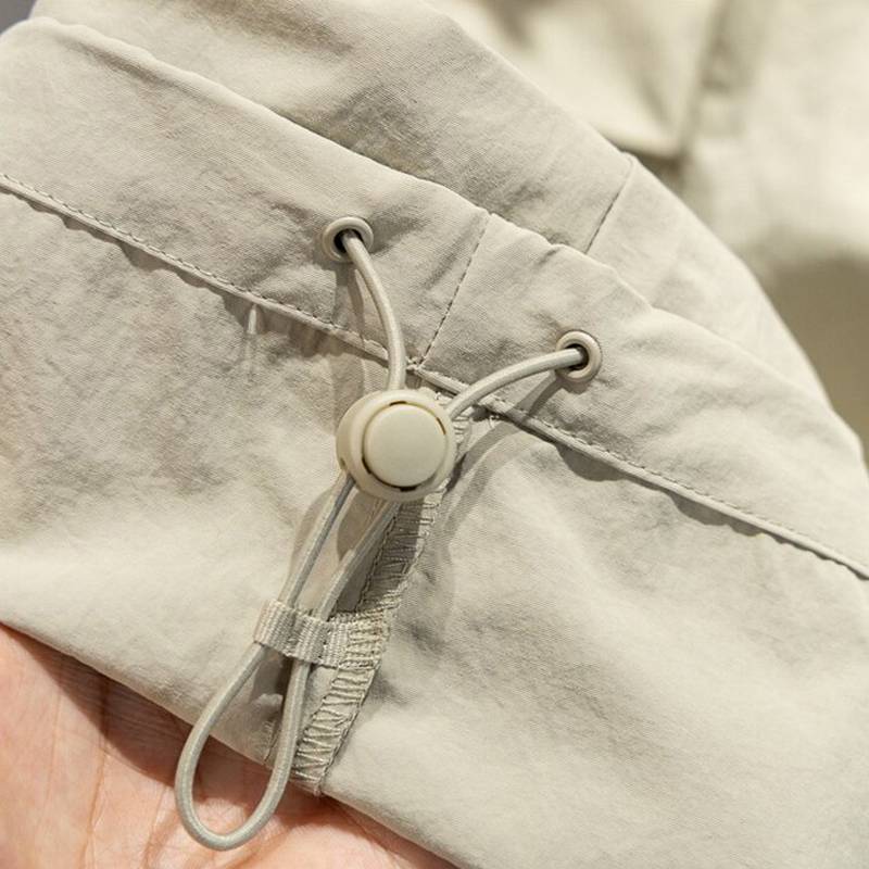 男子宽松裤子直筒收口梭织裤AYKW017-2