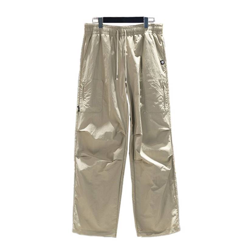 男子宽松裤子直筒收口梭织裤AYKW017-2