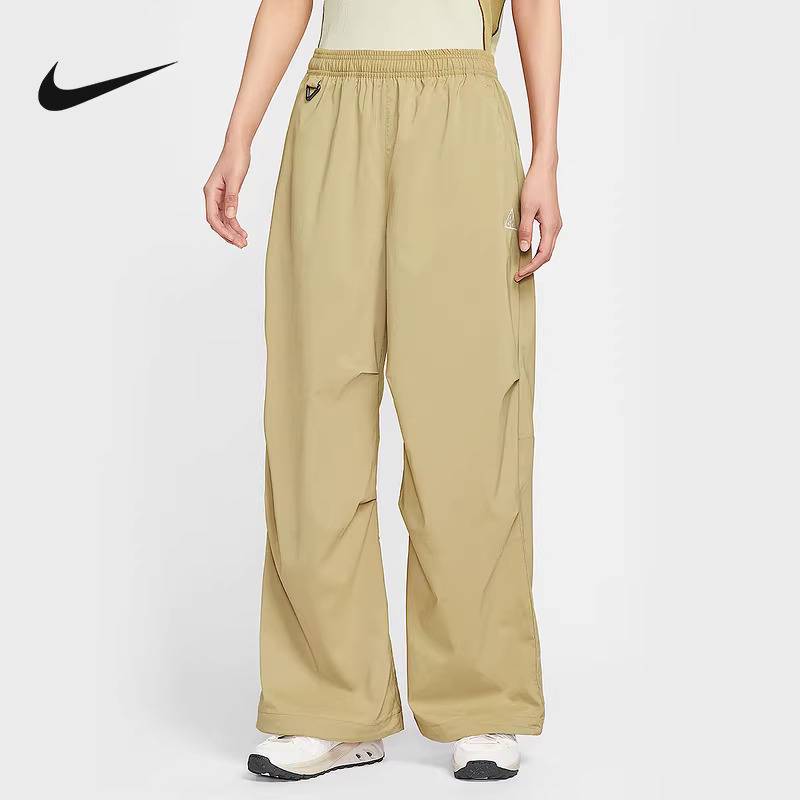 ACG女子长裤户外机能遮阳褶皱可束脚宽松运动裤FV7320-297