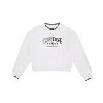 女子落肩圆领短款卫衣宽松针织套头衫 WCJ098-W2Y