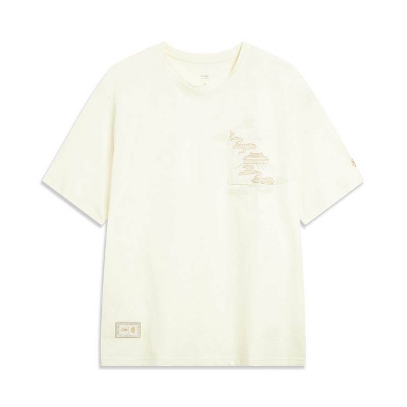 中国文化系列故宫联名男子简约运动休闲短袖T恤AHSV851-1