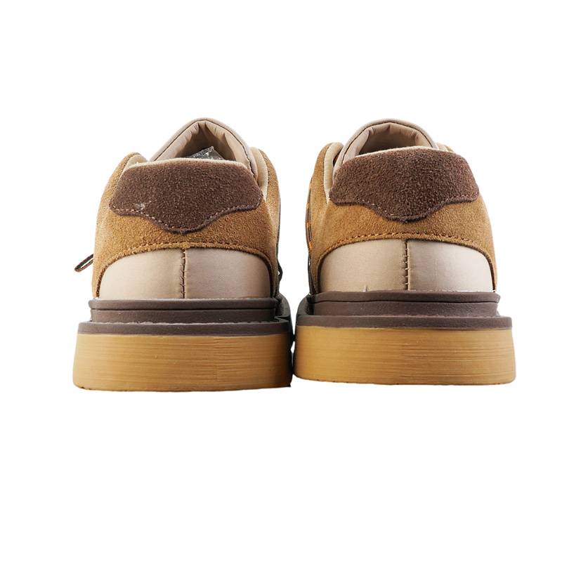 女子厚底增高复古撞色系带百搭防滑低帮休闲板鞋58150W