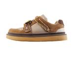 女子厚底增高复古撞色系带百搭防滑低帮休闲板鞋58150W