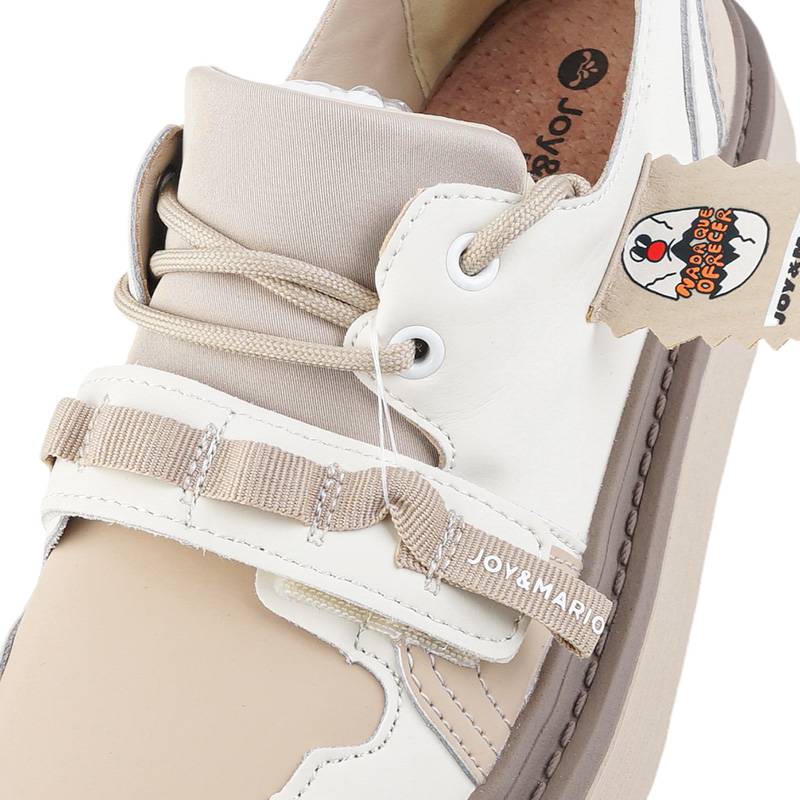 个性拼色休闲平底女鞋58139W