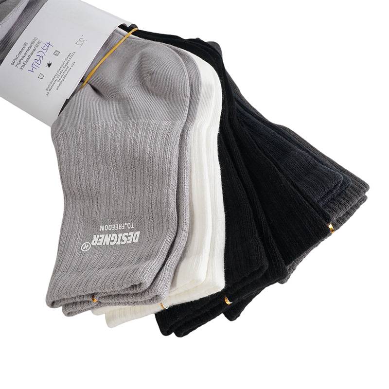 男女同款中帮运动袜3双装HTB3754