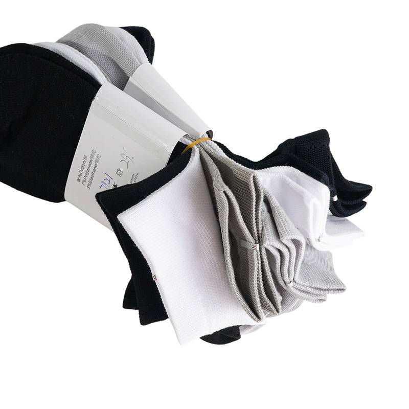 男子低帮休闲袜3双装（下单请备注颜色：白灰蓝、白灰黑）