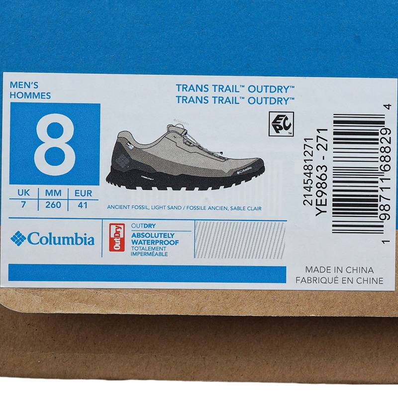 男鞋运动鞋户外穿山徒步鞋 TRANSTRAIL OD缓震登山鞋YE9863271