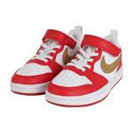 NIKE耐克男女小童鞋新年款马年红色运动鞋魔术贴板鞋DV5457-137