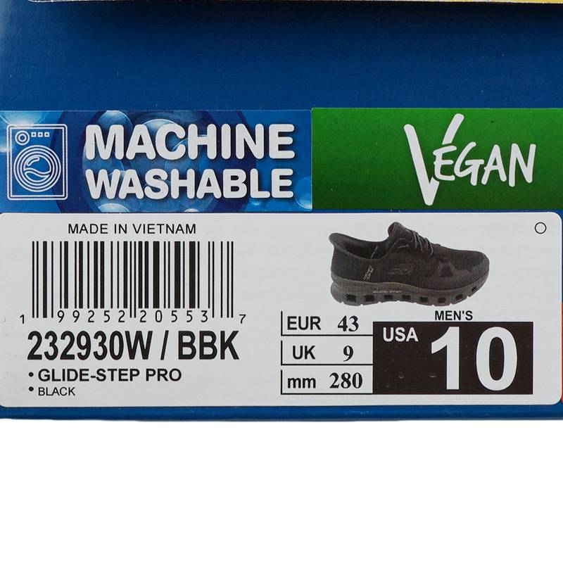 男士舒适透气闪穿休闲运动鞋232930W-BBK