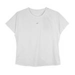 女士圆领运动短袖宽松舒适套头衫P226W012-0019