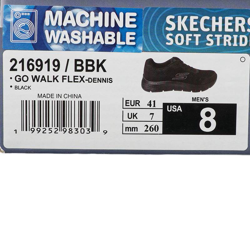 GO WALK 男士绑带健步鞋轻量缓震舒适透气216919-BBK