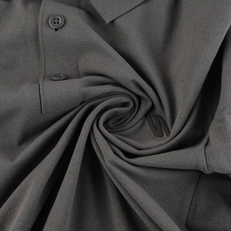 男士舒适针织短袖百搭宽松POLO衫休闲上衣P226M183/006L