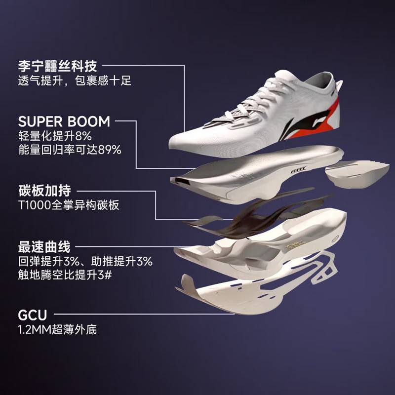 飞电5 ULTRA棉花糖男女同款_丝减震回弹竞速比赛跑鞋ARMV005-7