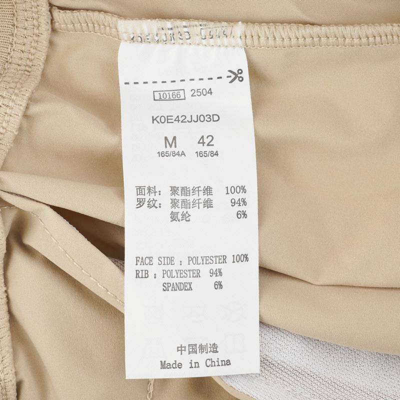 女子运动外套复古短款开衫K0E42JJ03D-6324