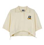 女子刺绣短款半袖运动休闲T恤K0E42PD91D-0111