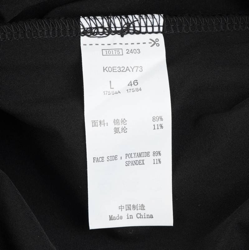 男子休闲直筒梭织阔腿裤子K0E32AY73-990