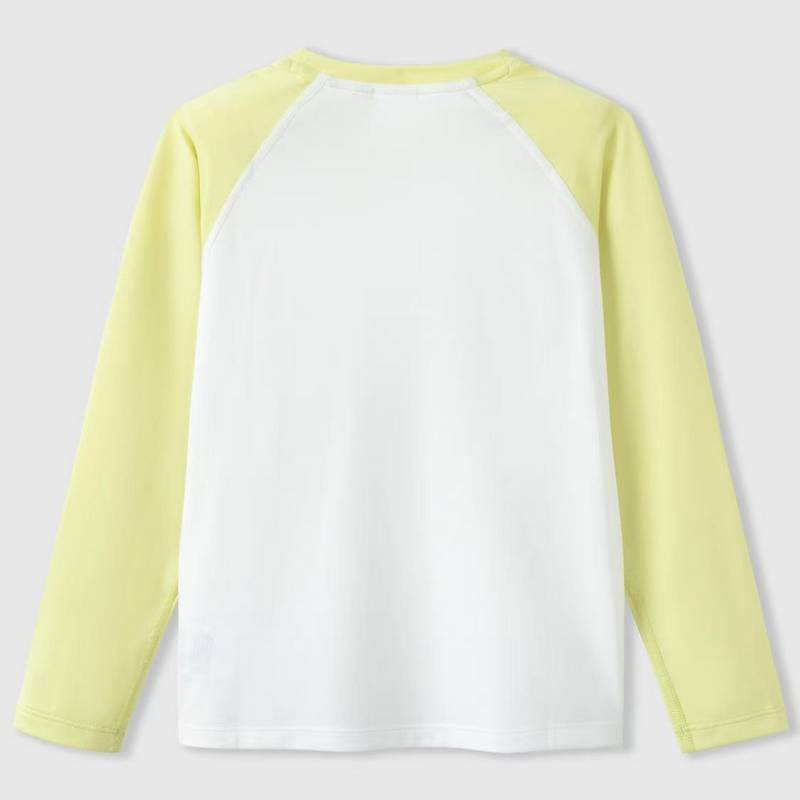 儿童撞色插肩袖吸湿速干高弹舒适运动长袖331261002302-3004