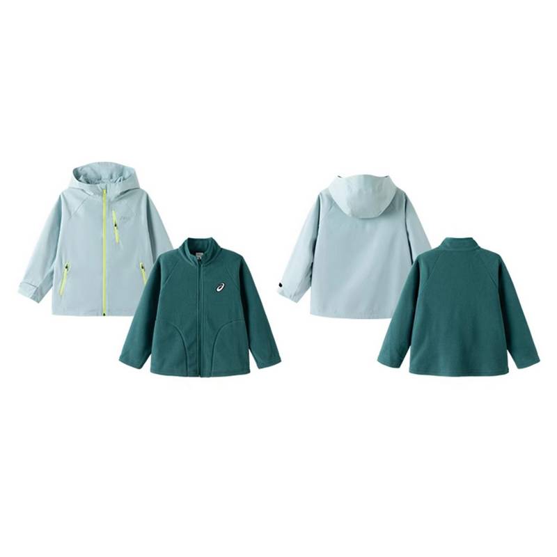 儿童三合一摇粒绒外套防风透湿两件套331261052313-4009