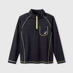 儿童半高领长袖撞色线条吸湿速干T恤331261002409-9000