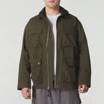 男子运动服时尚翻领夹克舒适户外防风休闲外套 6012760-308