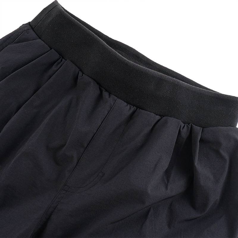 女士运动休闲经典复古宽松长裤NTF22132-BK