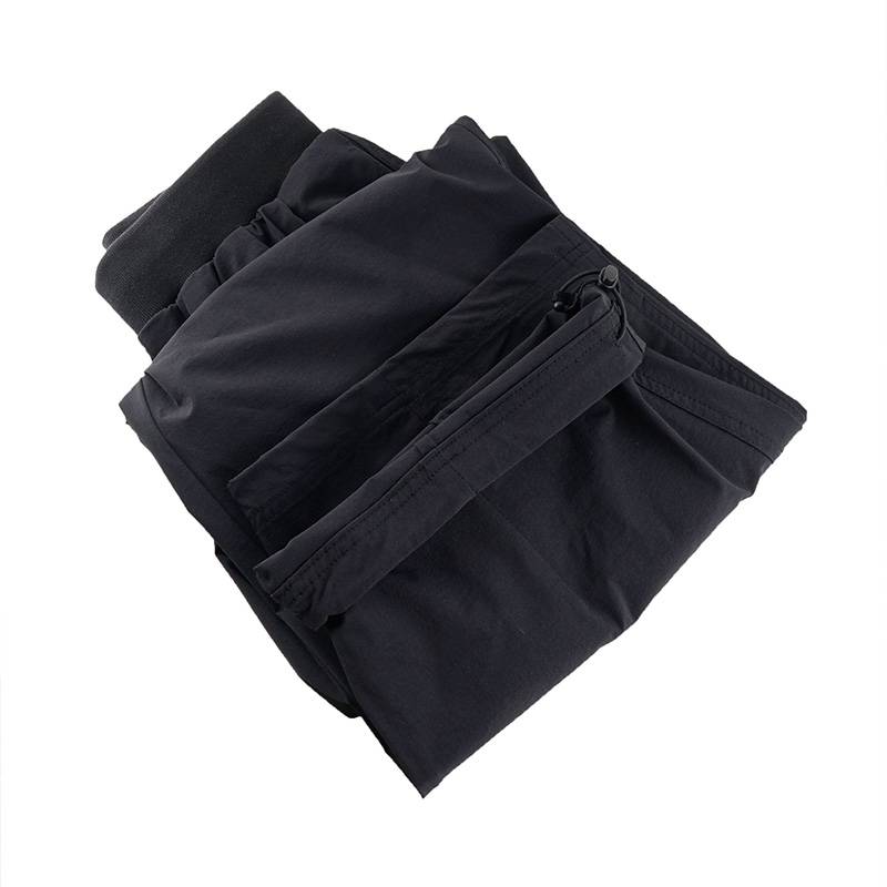 女士运动休闲经典复古宽松长裤NTF22132-BK