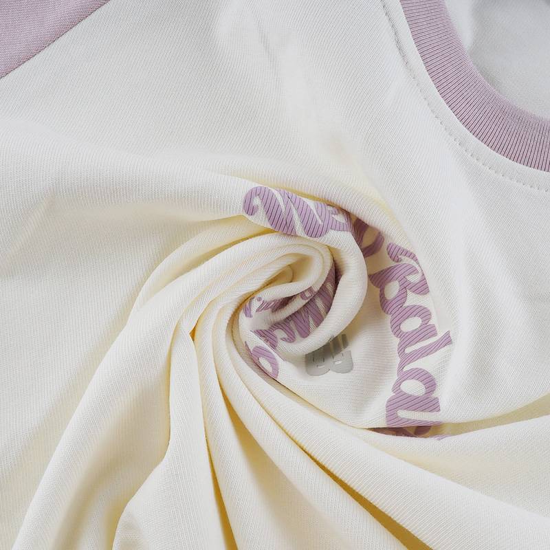 女子运动休闲短款舒适圆领短袖NEF22202-VIO