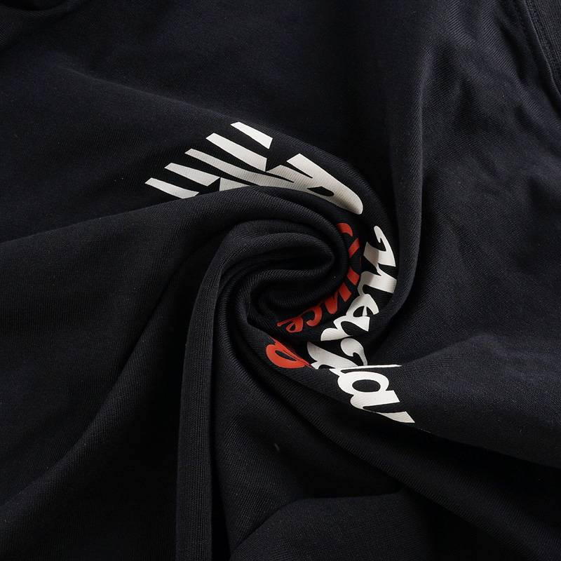 男子舒适潮流百搭休闲圆领短袖AMT52312-BK