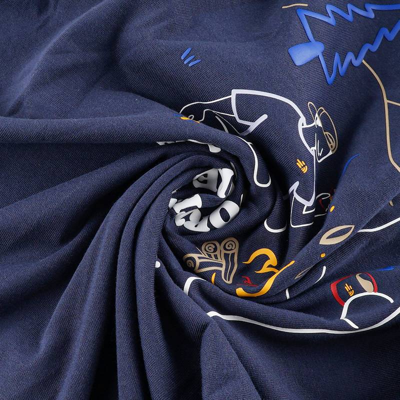 男女同款纯棉印花短袖户外圆领舒适透气T恤NF0A8DBV8K21