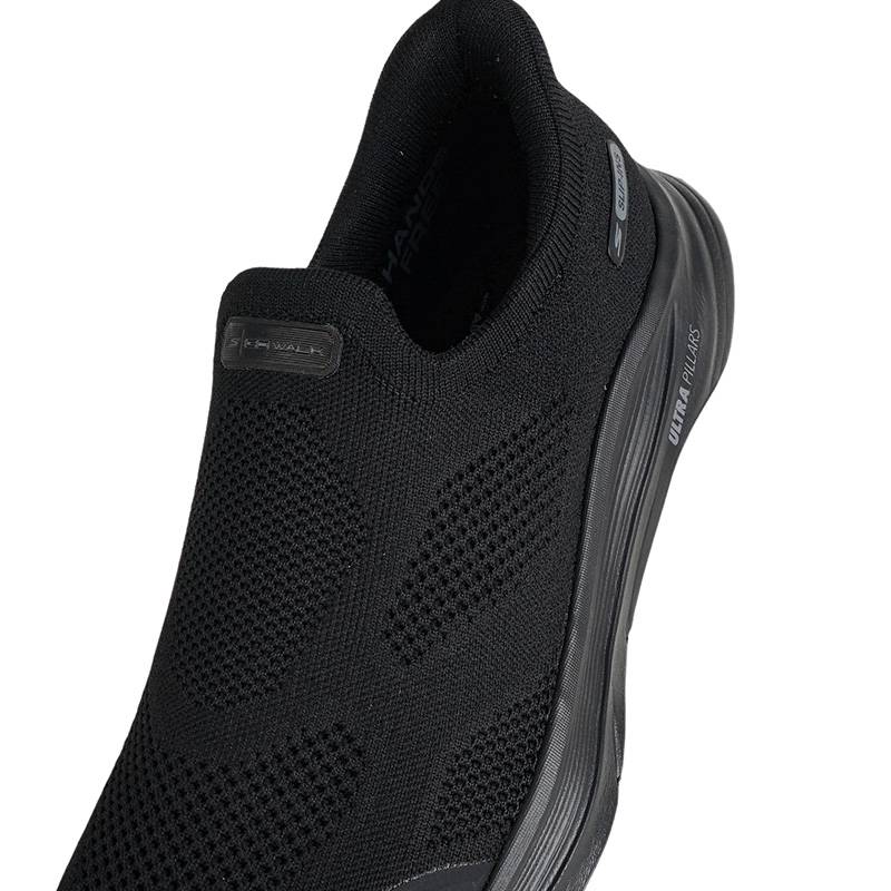 男子闪穿一脚蹬健步鞋透气网面休闲运动鞋216784-BBK