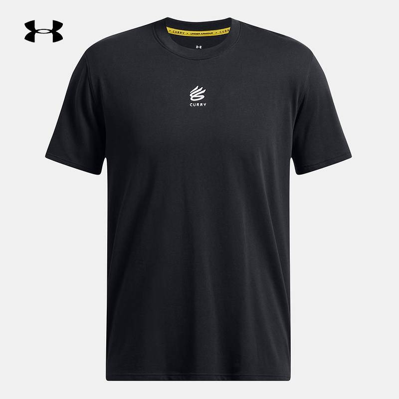 男子Curry库里训练篮球运动休闲透气短袖T恤