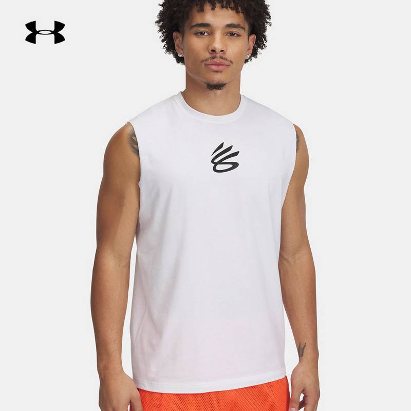 男子库里Curry篮球训练运动休闲无袖T恤