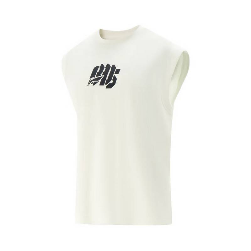 男子健身透气排湿运动时尚圆领无袖背心AVSV067-1