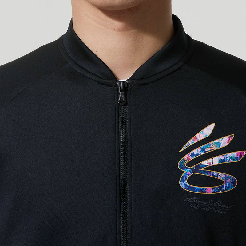 库里CURRY品牌亚洲行男子运动休闲夹克外套