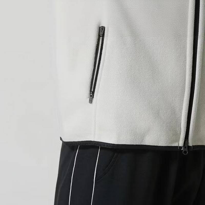 男款抓绒衣运动服户外保暖立领舒适外套