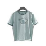 女子纯棉舒适柔软耐洗休闲宽松短袖文化衫AHSW316-4