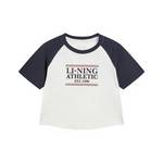 女子冰感舒适圆领短袖文化衫时尚百搭上衣AHSW314-3