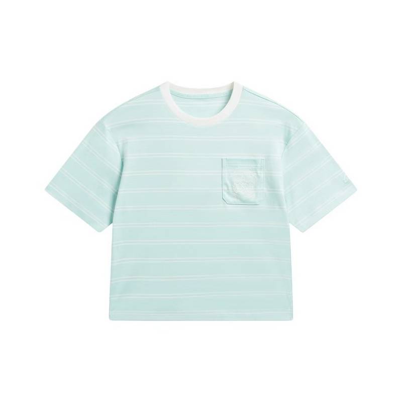 女子柔软亲肤圆领宽松休闲运动T恤AHSW218-5