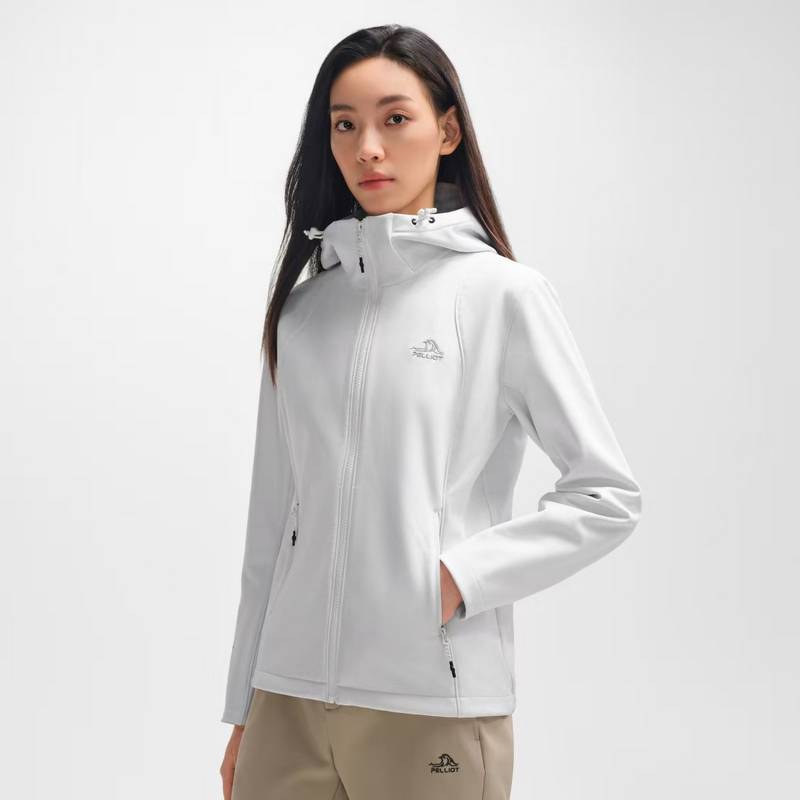 女款防风耐磨登山外套运动夹克软壳衣125306018