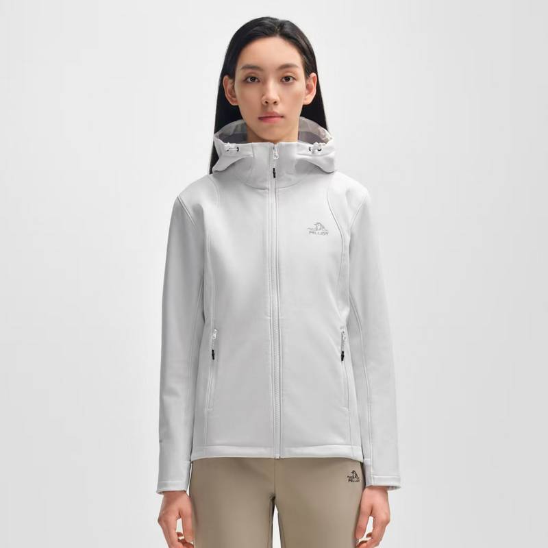 女款防风耐磨登山外套运动夹克软壳衣125306018