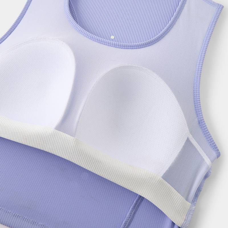 女子魔方呼吸速干吸汗透气高弹亲肤马拉松跑步运动训练背心FRVM001-3