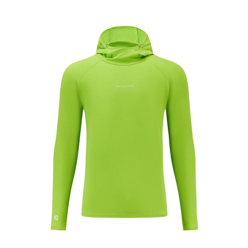 男子防晒UPF40+速干吸湿透气运动户外连帽长袖 跑步外套FRTM003-2