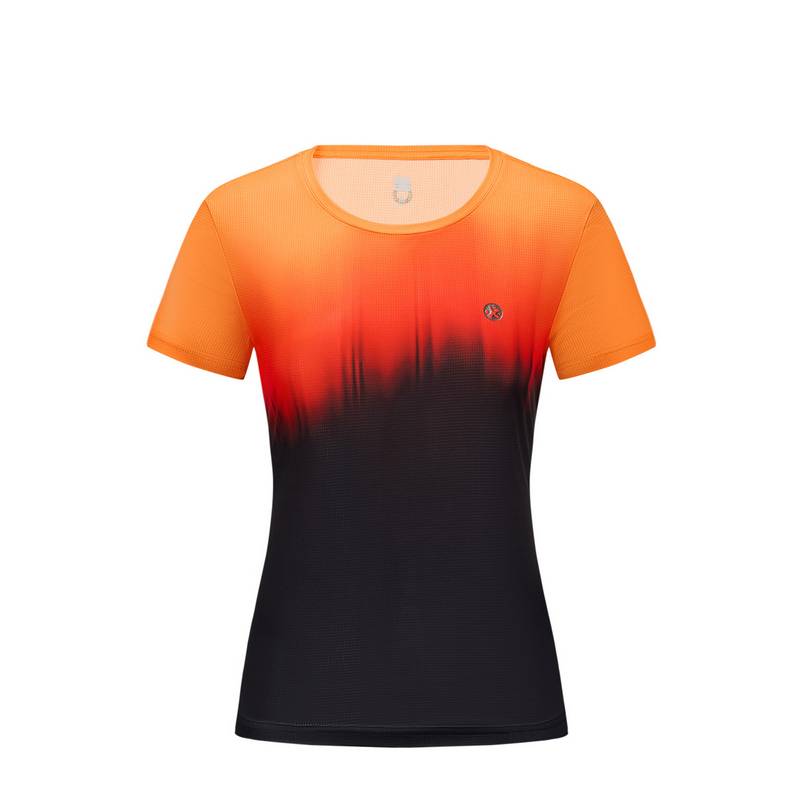 女子高弹速干吸湿排汗透气轻弹柔软亲肤跑步训练T恤FRTM002-1