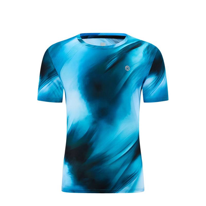 男子高弹速干吸湿排汗透气轻弹柔软亲肤跑步训练T恤FRTM001-3